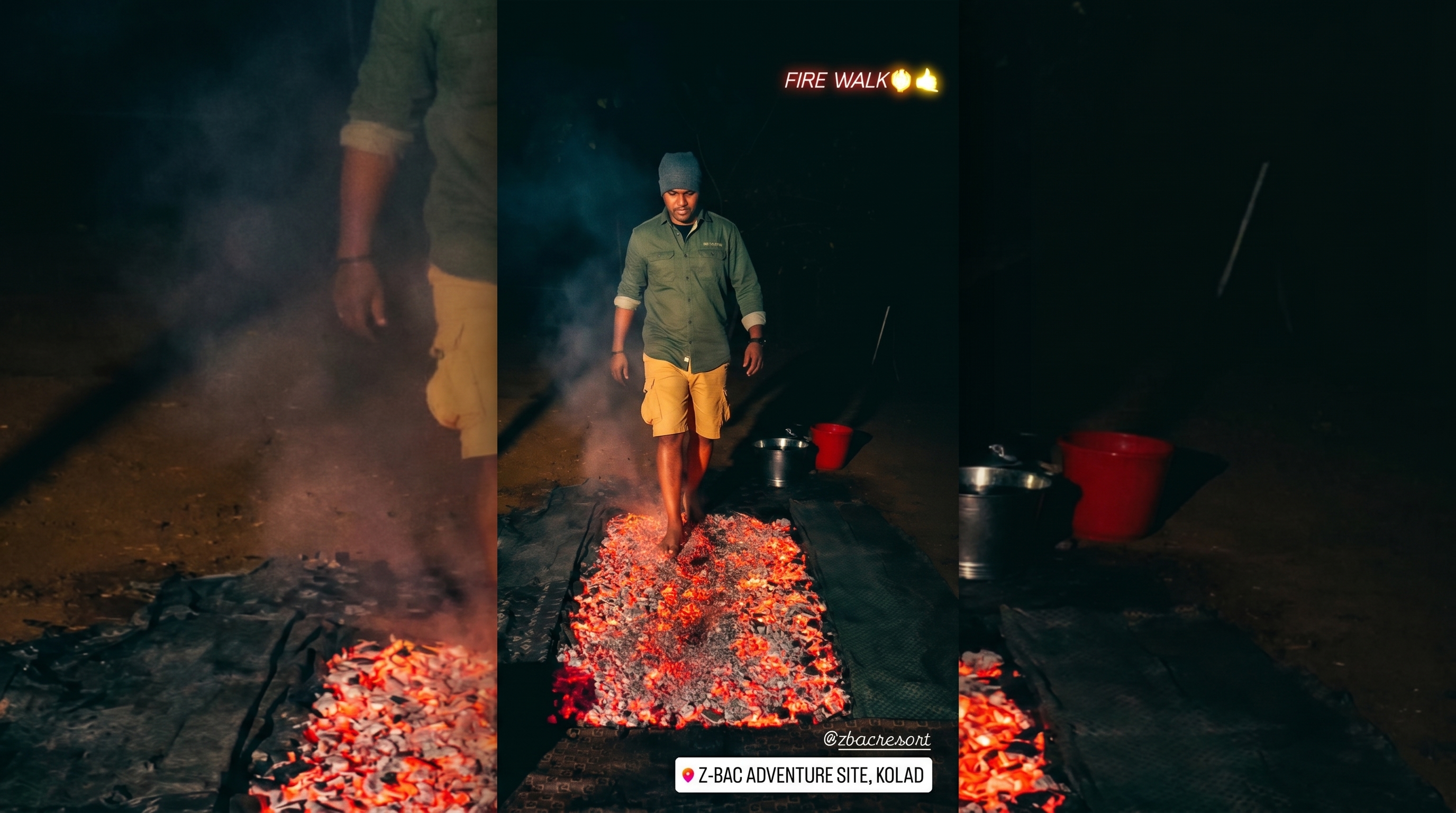 Fire Walk and Glass Walk